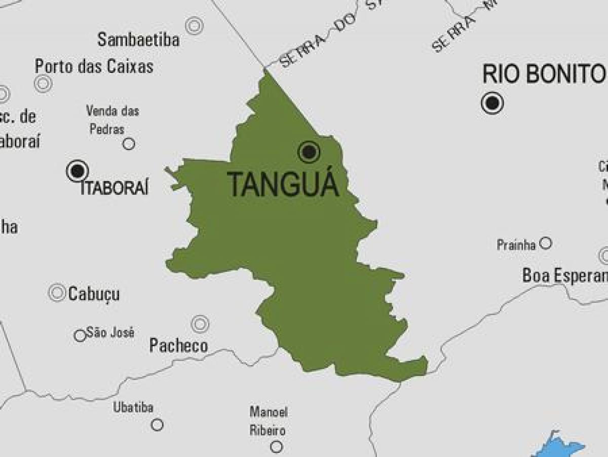 Карта на община Tanguá