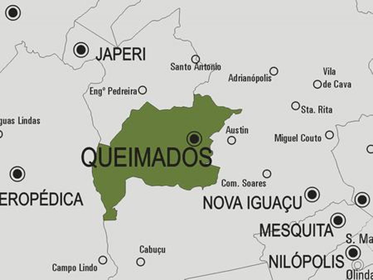 Карта на община Кеймадус