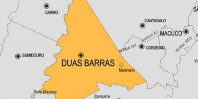 Карта на община Дуа Баррас