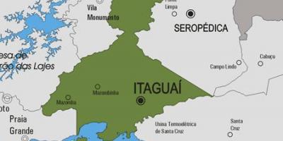 Карта на община Итагуаи