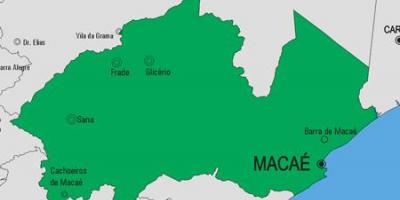 Карта на община Макаэ