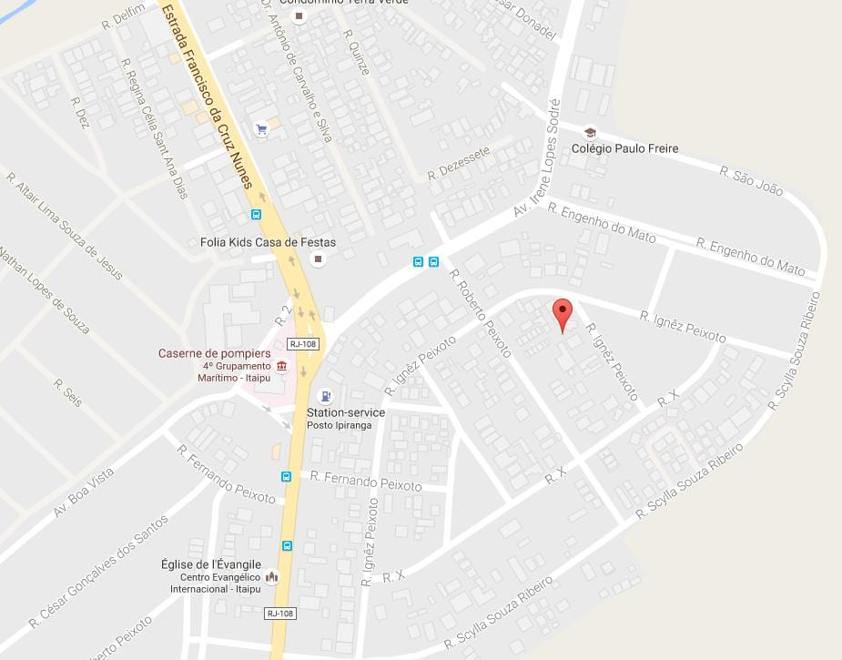 Картата Bairro Пейшоту