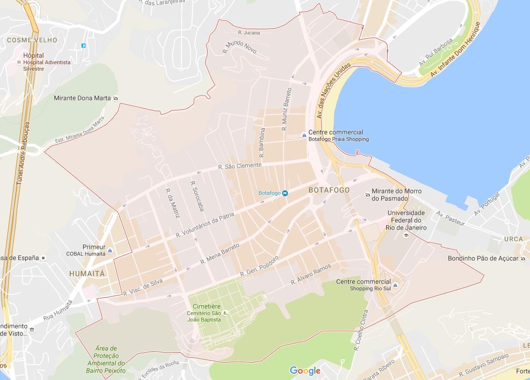 Карта На Ботафого
