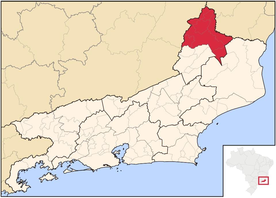 Карта Итаперуна