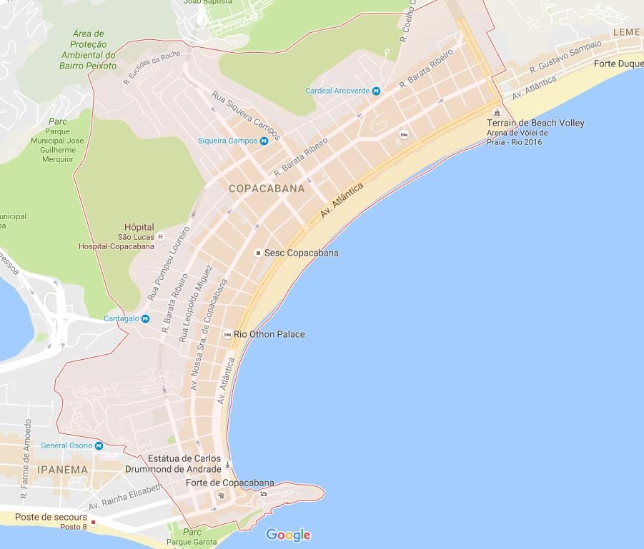 Картата На Копакабана