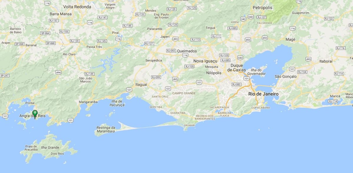 Карта плажа Дентро