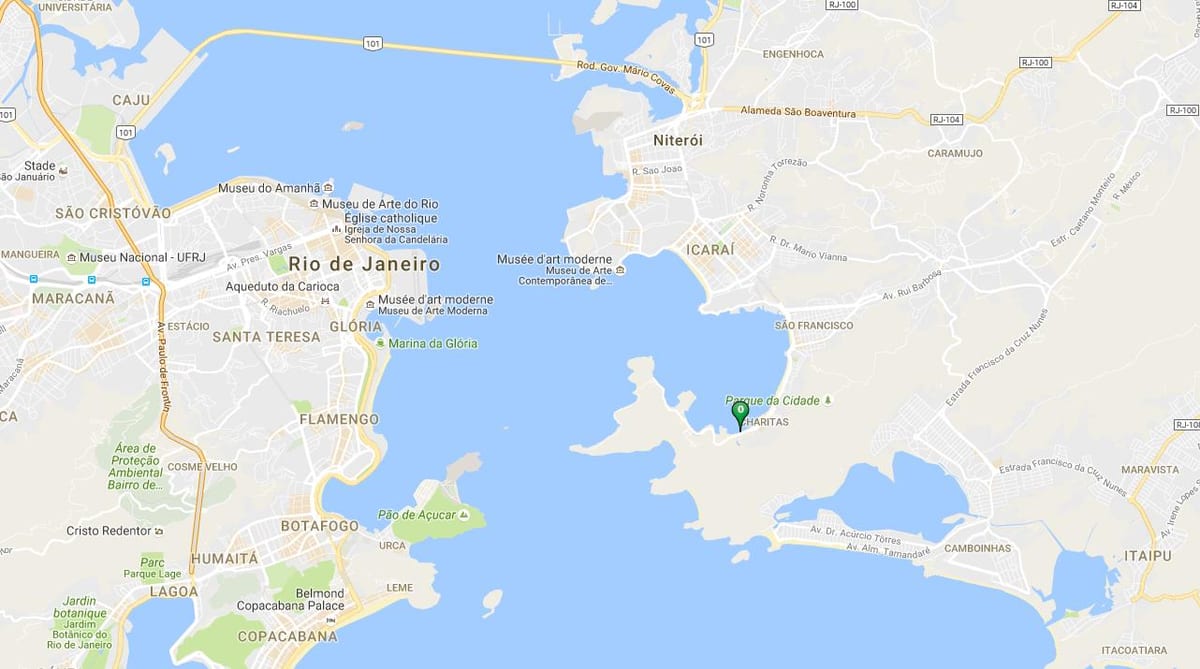 Карта плажа Samanguaia