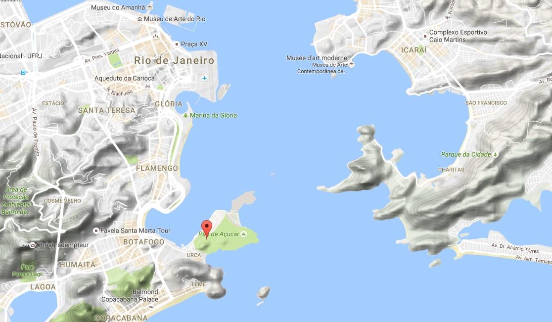 Карта на планината Урка
