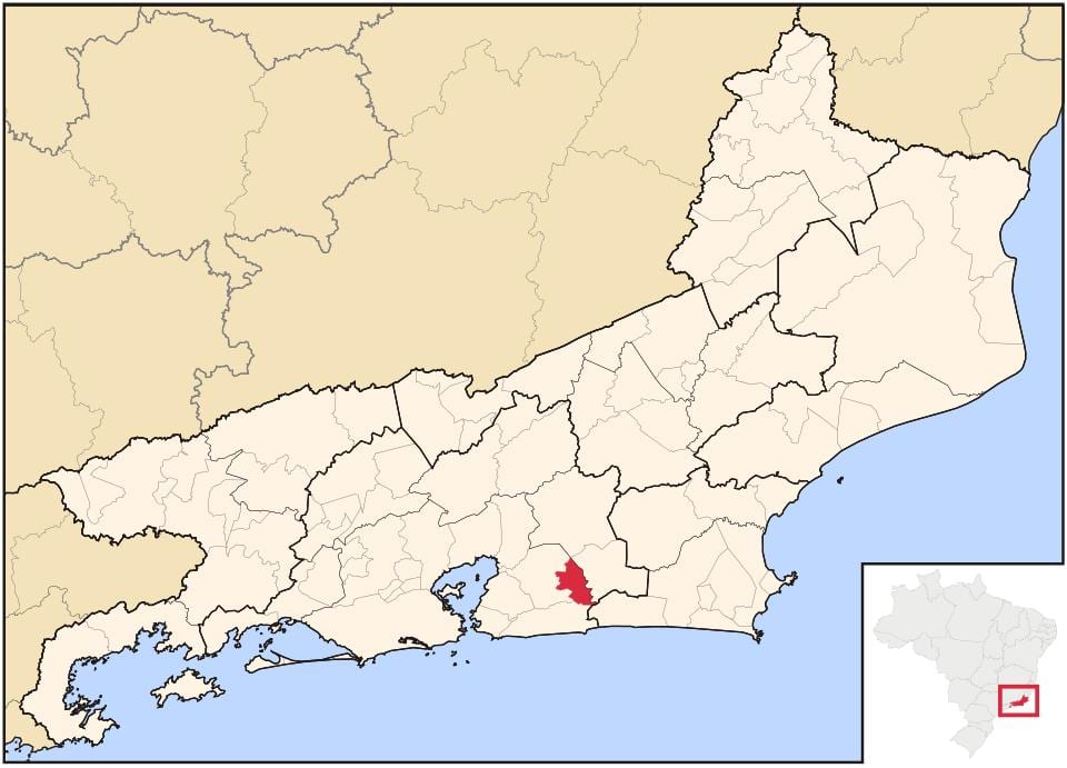 Карта Tanguá