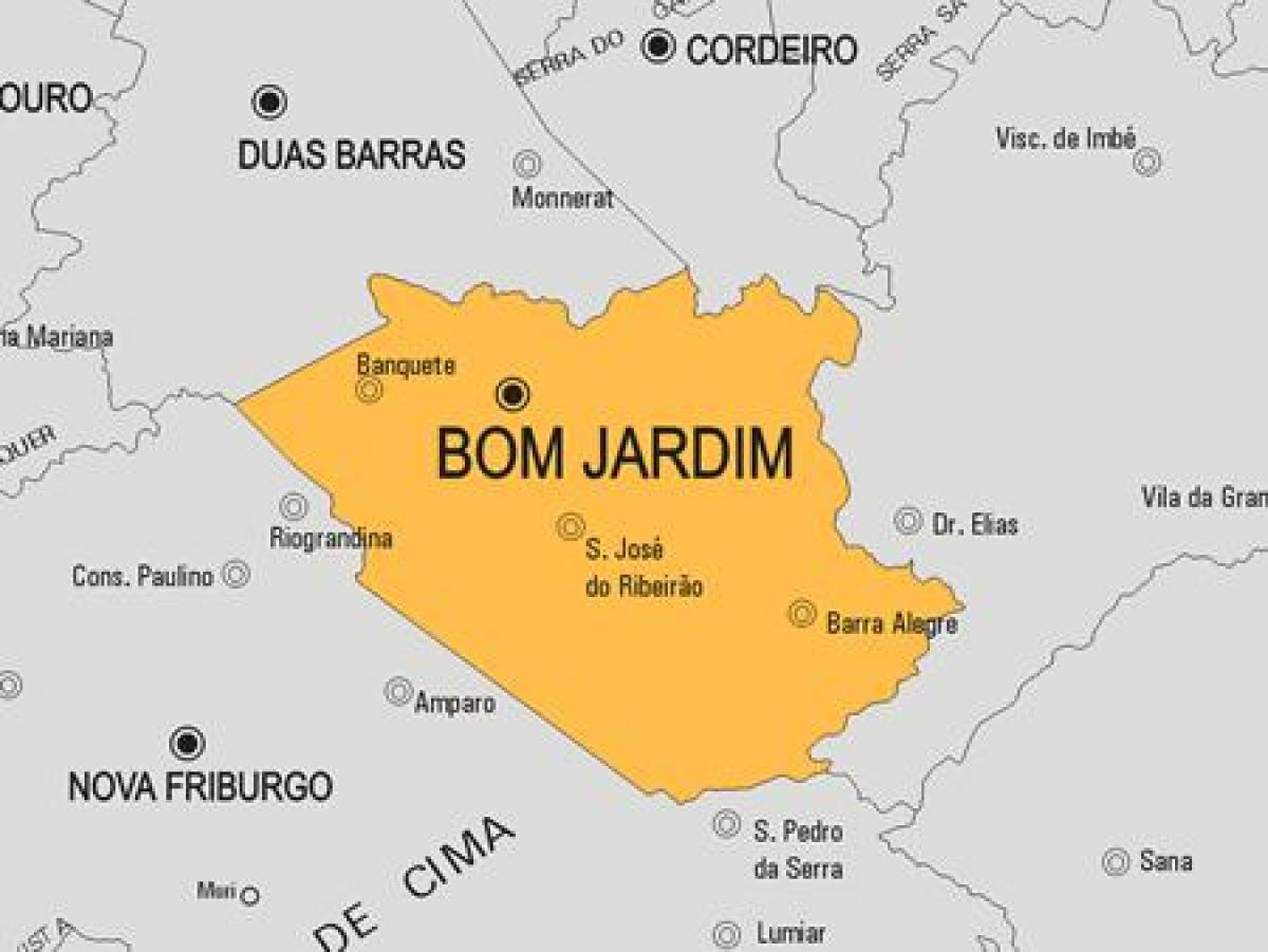 Карта на община Бон Jardin