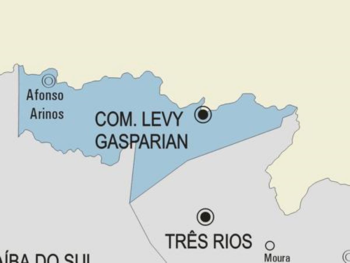 Карта Казимиру ди Абреу община