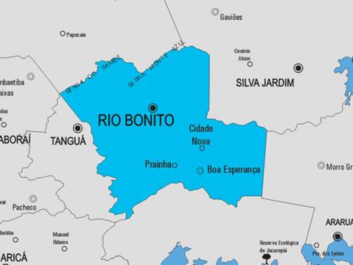 Карта на Рио дас-Флорес община