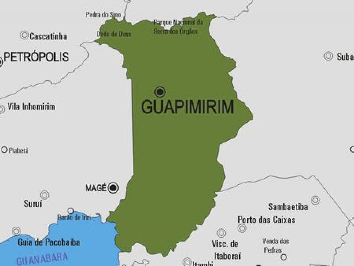 Карта на община Гуапимирин