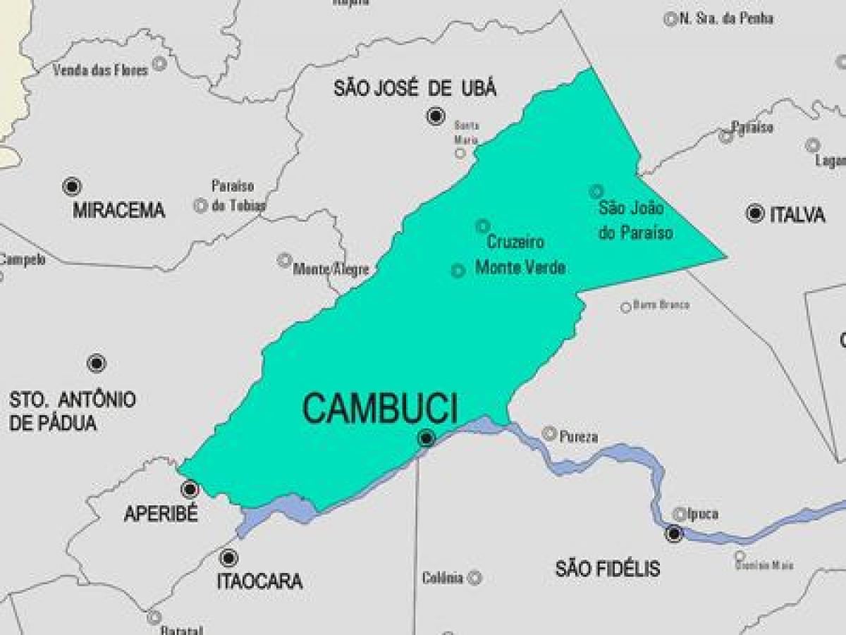 Карта на община Камбуси