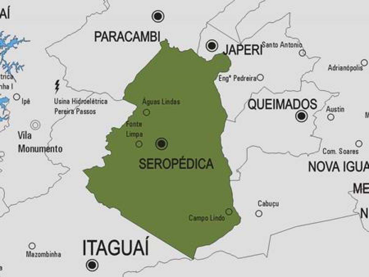 Карта на община някой seropédica