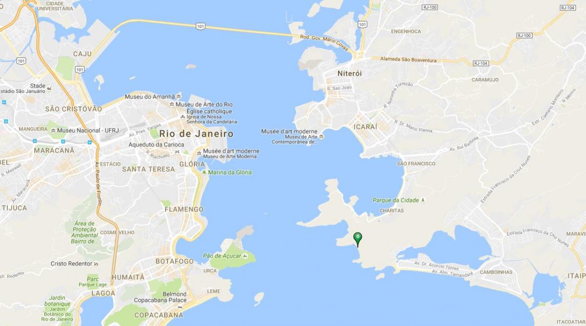 Карта на плаж Forte Imbuí