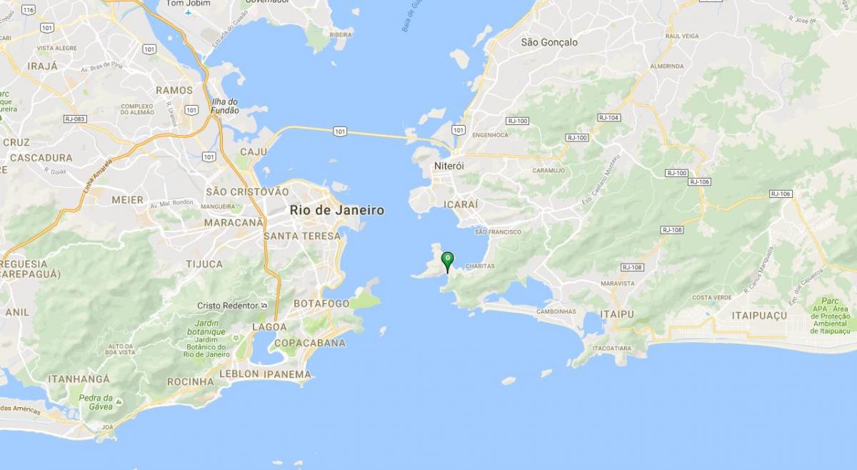 Карта на плаж Forte-Рио-Бранку