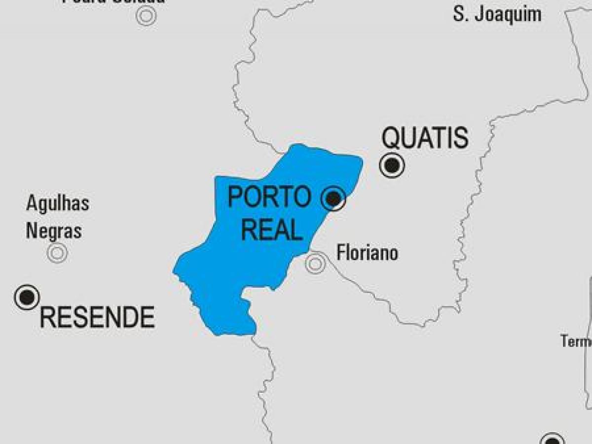 Карта на Порто Реал община