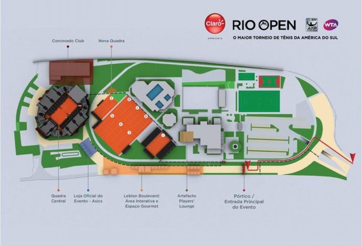 Карта на Рио отвори