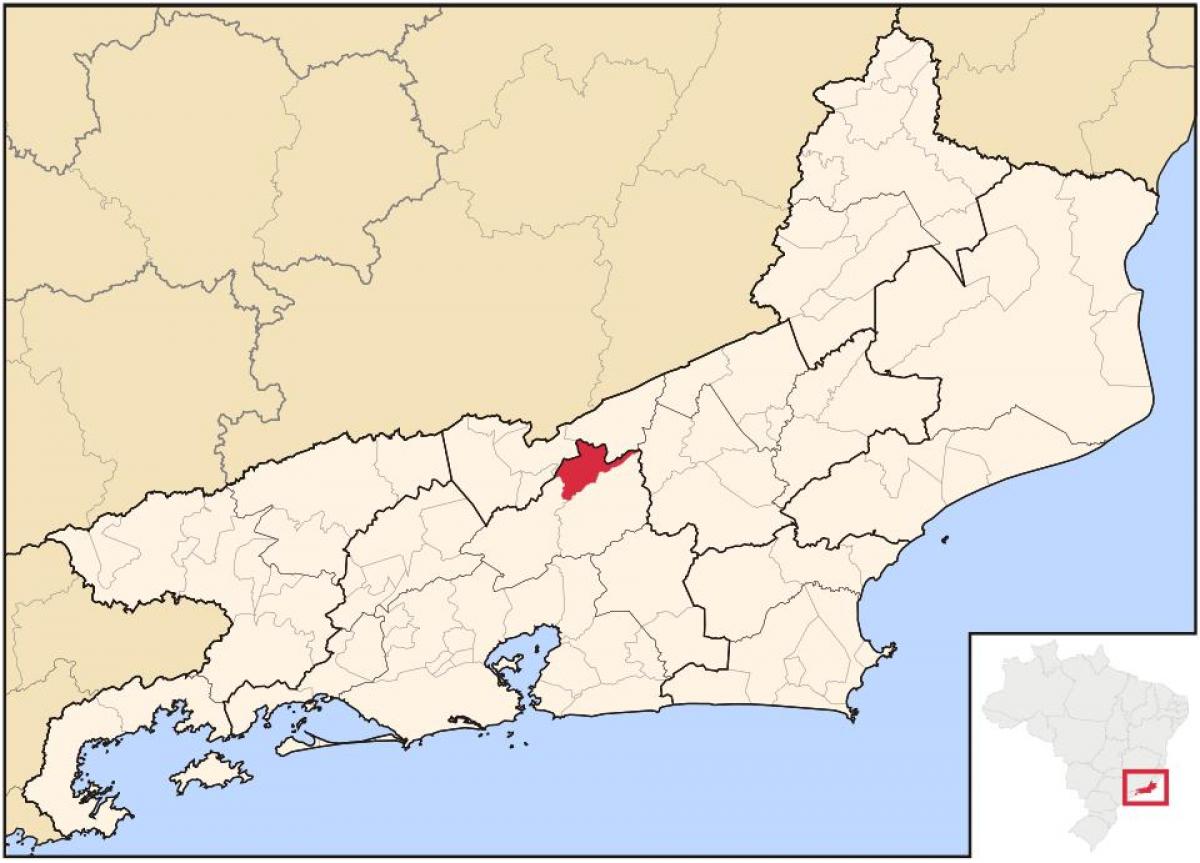 Карта на Сан Хосе-DO Vale DO Рио-Preto