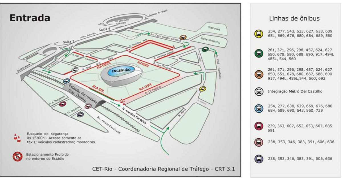Картата стадион Жоао авеланжа в энженьяне транспорт