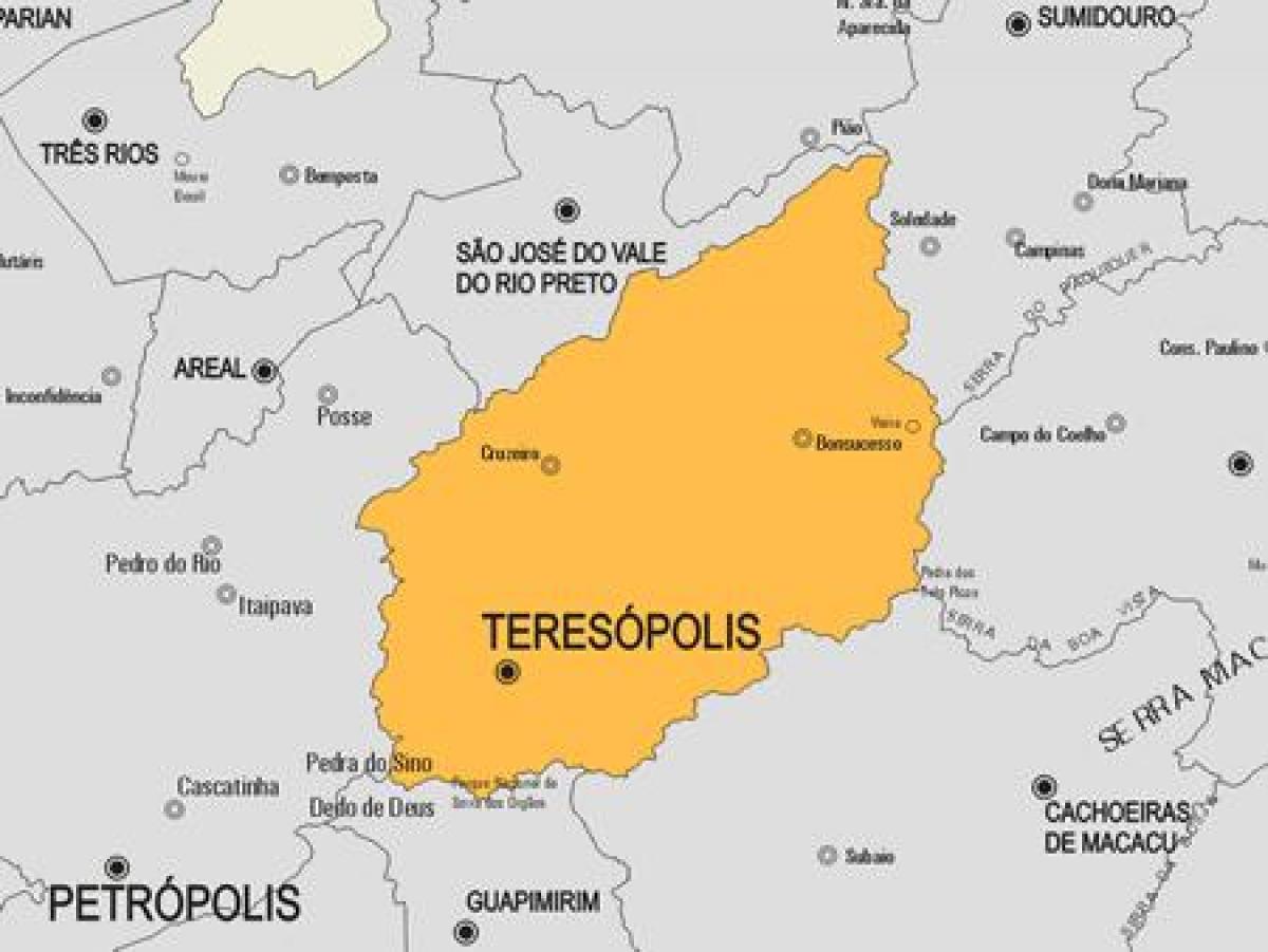 Карта на общински съвет град Терезополис