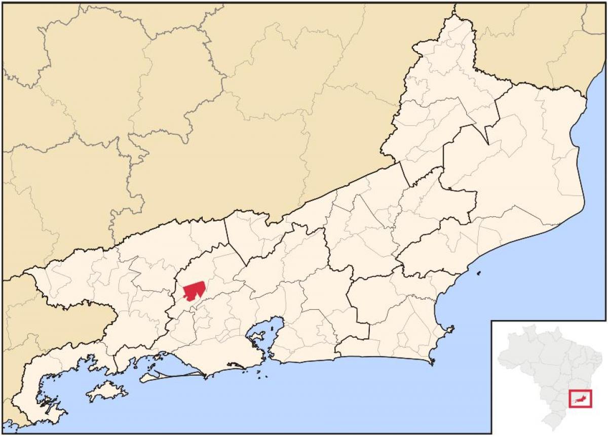 Карта Энженьейру-Паоло-ди-Фронтин