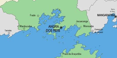 Карта на angra dos reis община