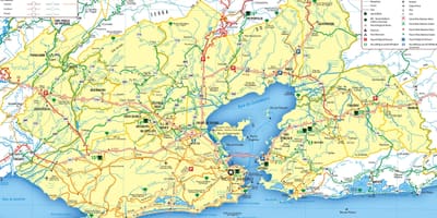 Карта на залива Гуанабара