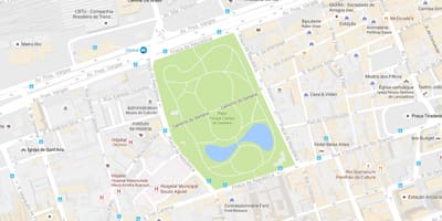 Карта парк Кампо де Сантана