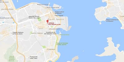 Карта на катедралата Св. Себастиан