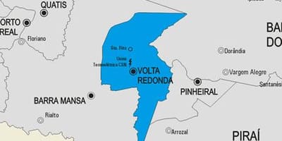 Карта на община Васорас