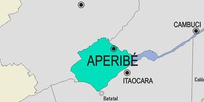 Карта на община Aperibé