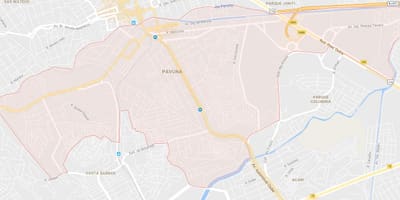 Карта Павуне