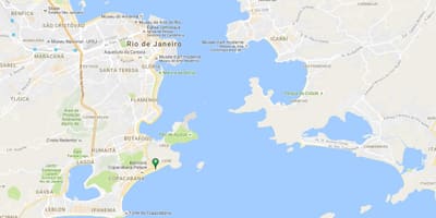 Карта плажа Копакабана