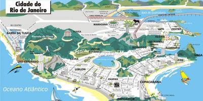 Карта на 3d Рио де Жанейро