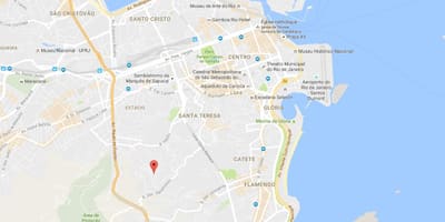 Карта favelas Мангейра