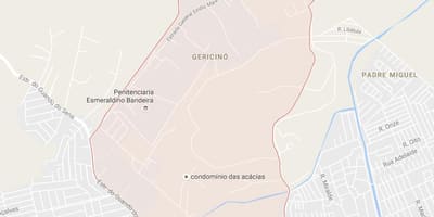 Карта Gericinó