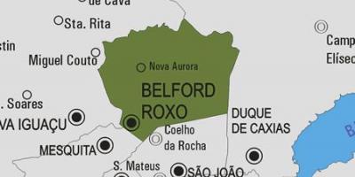 Карта на Белфорд-Роксо община