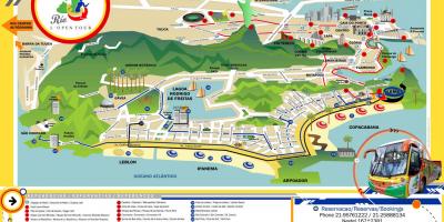 Карта на Екскурзия автобус Рио де Жанейро