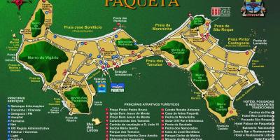 Карта на Ил де Paquetá