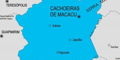Карта кашуэйрас-ди-Макаку община