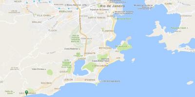 Карта плажа Сан Конрадо