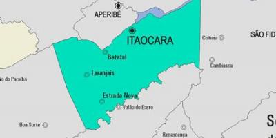 Карта на община Итаокара