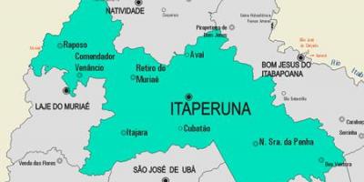Карта на община Итаперуна