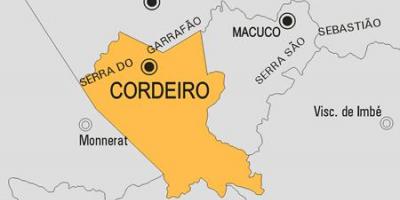 Карта на община Кордейру