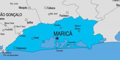 Карта на община Марика