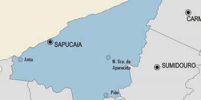 Карта на община Сапукая