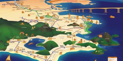 Карта на Рио-паметници