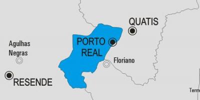 Карта на Порто Реал община